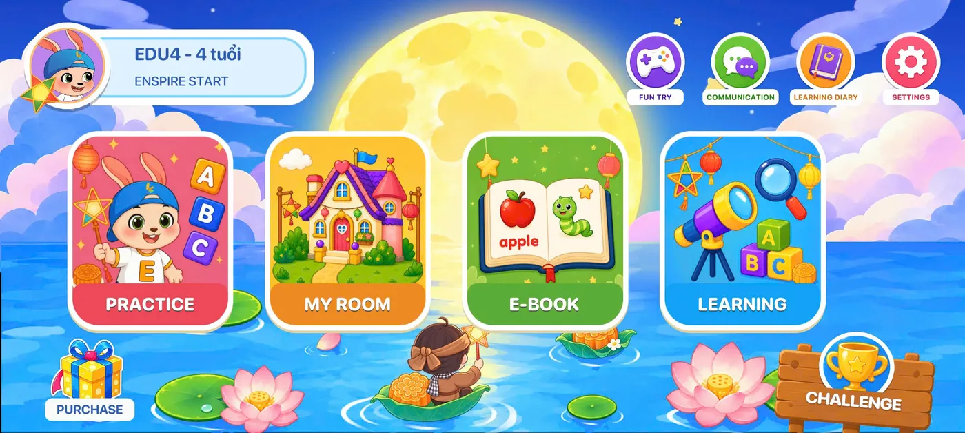 Minh hoạ giao diện Enspire Online